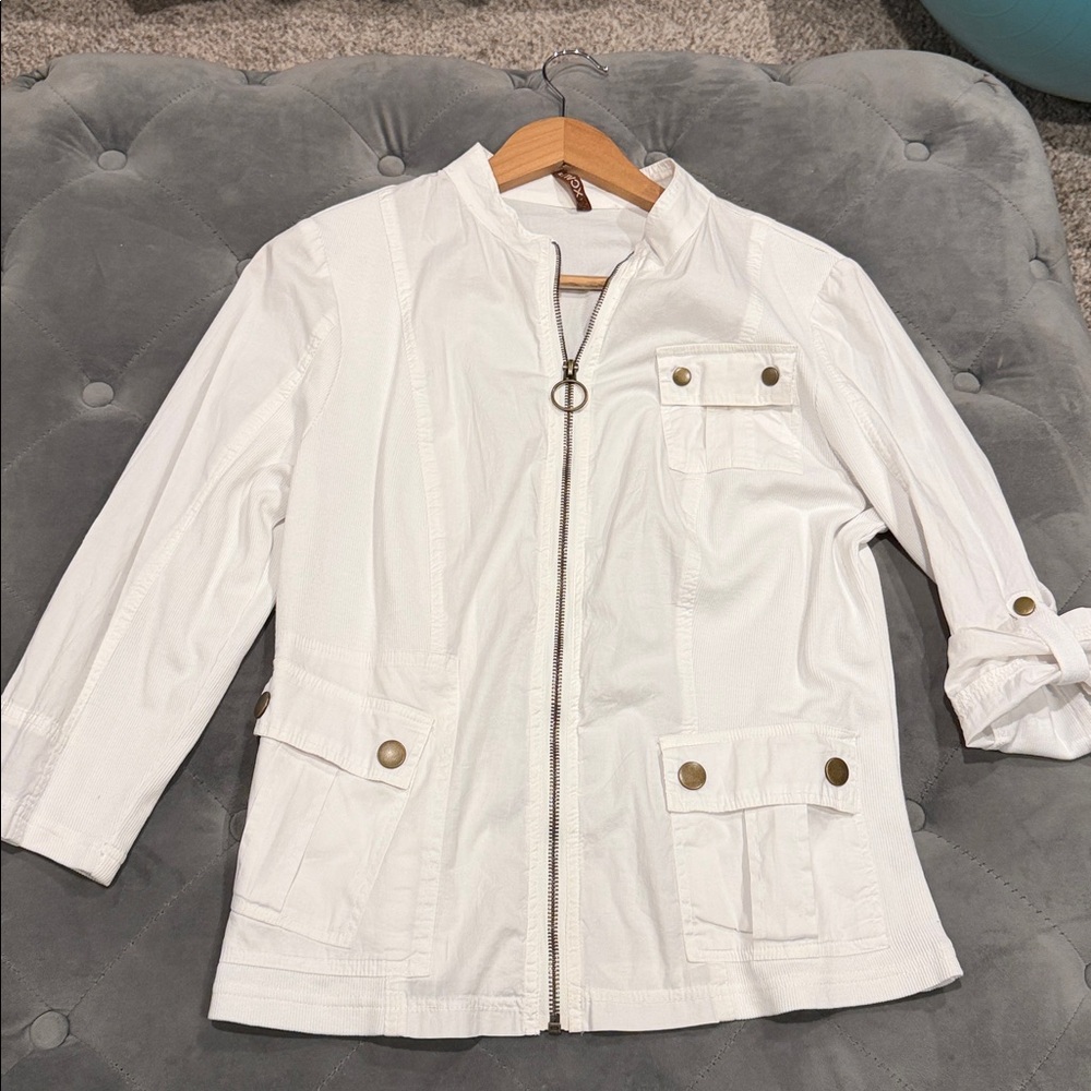 XCVI White Utility Jacket for Women